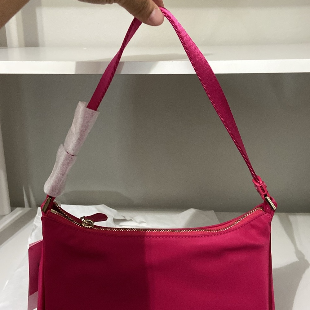 2-8 Kate spade shoulder bag purse hot pink - Picture 7 of 13